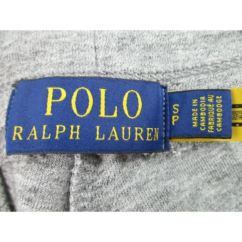 Polo Ralph Lauren Joggers Mens S Gray Drawstring Sweatpants Training Athleisure‎